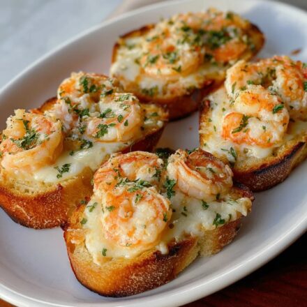 Crabby Shrimp Stuffed Garlic Bread Bombs