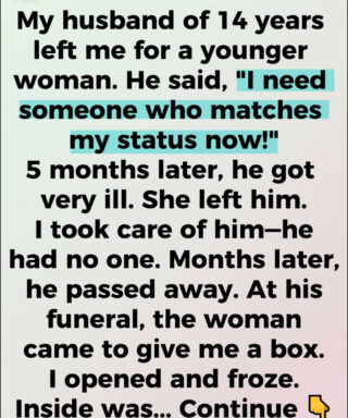 He Walked Out for a Younger Woman—But His Goodbye Carried a Truth I Never Saw Coming.