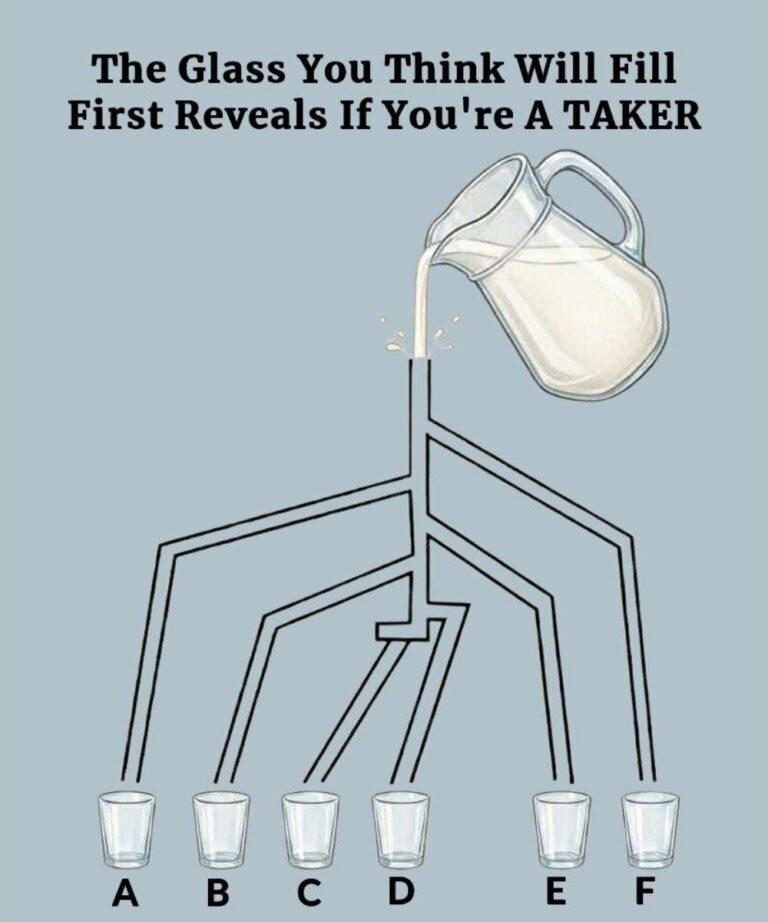 The Glass You Think Will Fill First Reveals If You’re A Taker