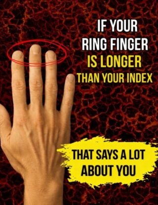 Look at your ring finger — and you’ll understand everything about yourself.