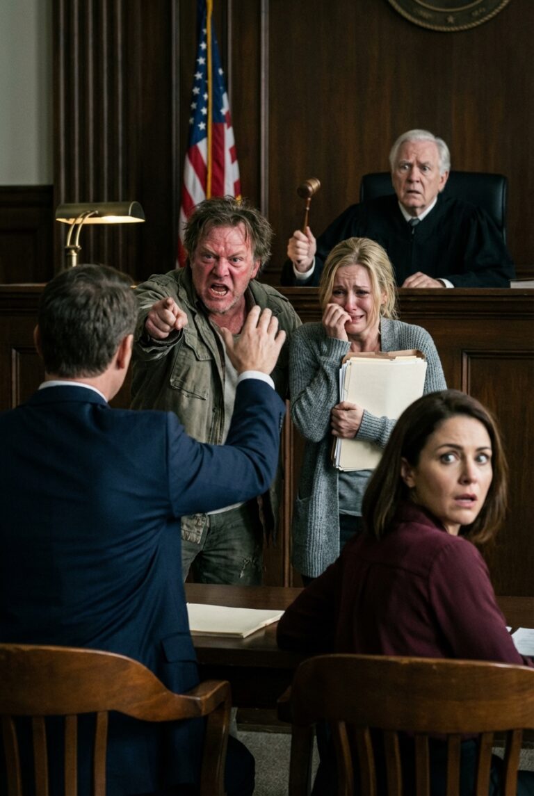 She juggled four jobs to support her husband’s so-called misfortune, until she overheard him mocking her as his unpaid servant financing another woman. Instead of breaking down, she gathered bank records, opened a new account, and stunned the courtroom with proof of millions stolen.