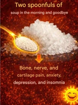 Two spoonfuls in the morning and goodbye to… SEE MORE