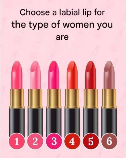 Choose a labial lip for the type of women you are