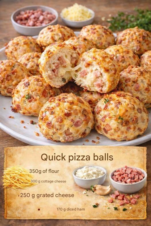 We guarantee fast and addictive pizza balls