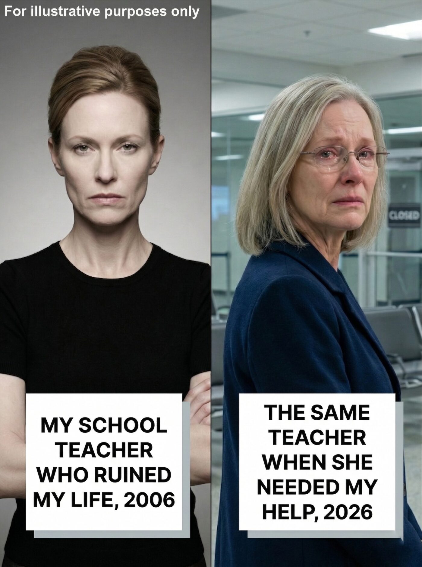 My Teacher Locked Me Out for Being 10 Minutes Late — It Cost Me Everything… Years Later, She Came to Me Hoping I’d Break That Same Rule for Her