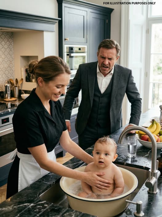 After Catching The Maid Bathing His 8-Month-Old Son In The Sink, A Billionaire Fired Her — But Moments Later The Baby Struggled To Breathe, And A Doctor Exposed The Truth