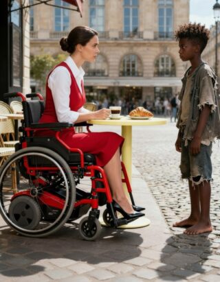 The poor homeless black boy asked the paralyzed millionaire rich woman: “Can I heal your illness in exchange for that leftover food?” — the ending was truly unexpected…