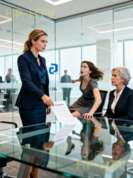 My parents worshipped my little sister so much that the second she landed a basic marketing job, they sat me down and called me a “freeloader,” telling me I’d been hiding in my “safe little HR job” for five years—and kicked me out. The next morning, she strutted into her shiny new office, smirking, “Here to beg for a maid job?” I smiled, opened my folder, and slid it across the table. “No, Sarah. I’m here to deliver your termination letter.”