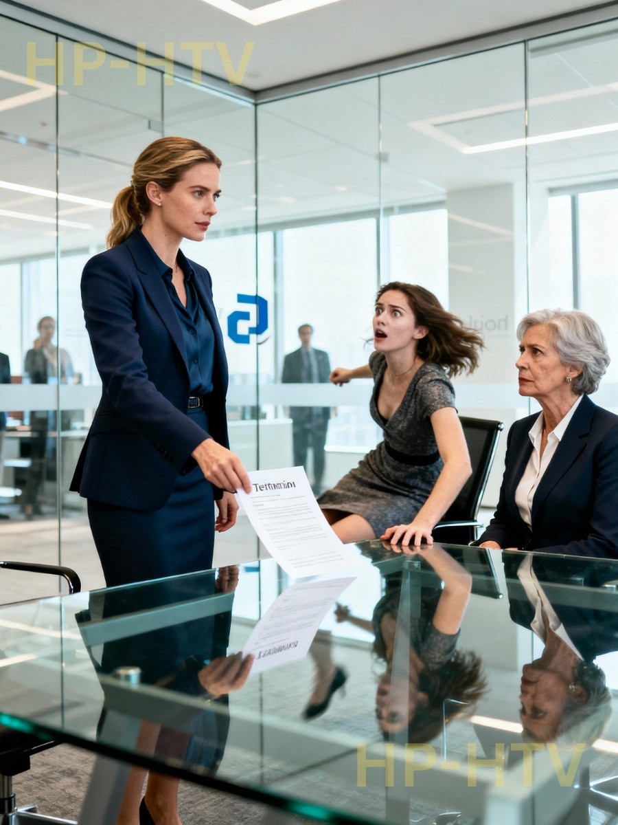 My parents worshipped my little sister so much that the second she landed a basic marketing job, they sat me down and called me a “freeloader,” telling me I’d been hiding in my “safe little HR job” for five years—and kicked me out. The next morning, she strutted into her shiny new office, smirking, “Here to beg for a maid job?” I smiled, opened my folder, and slid it across the table. “No, Sarah. I’m here to deliver your termination letter.”