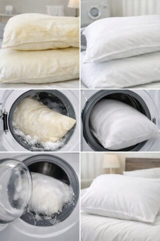 Here’s How To Clean Dirty Bed Pillows To Give Them Whiteness And A Sweet Scent