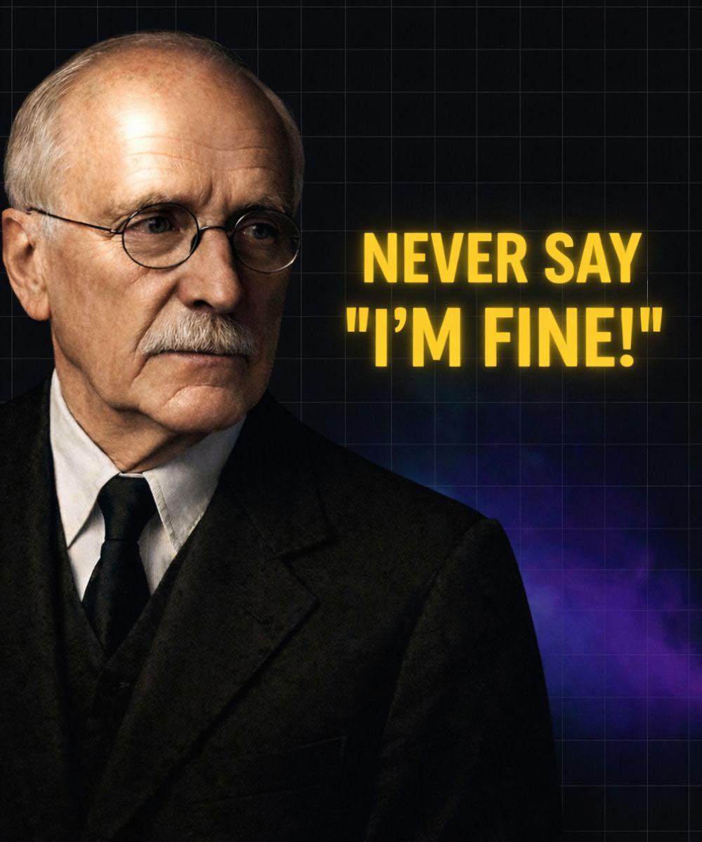 If someone asks you “how are you?”, it’s not always a good idea to answer: a reflection inspired by Carl Jung.