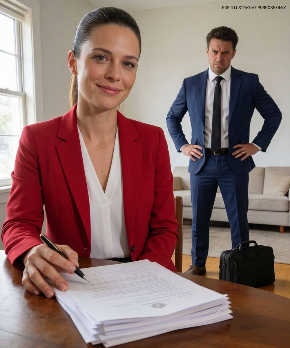 While I was at work, my husband called to brag about inheriting millions and told me to leave immediately. Divorce papers were waiting at home. I signed calmly, smiled at him, and said, “Good luck—you’ll need it.”