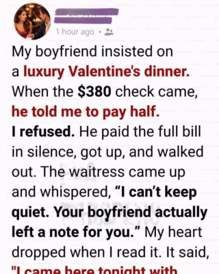 A Valentine’s Dinner That Revealed Everything: When a Test Destroyed Seven Years Together