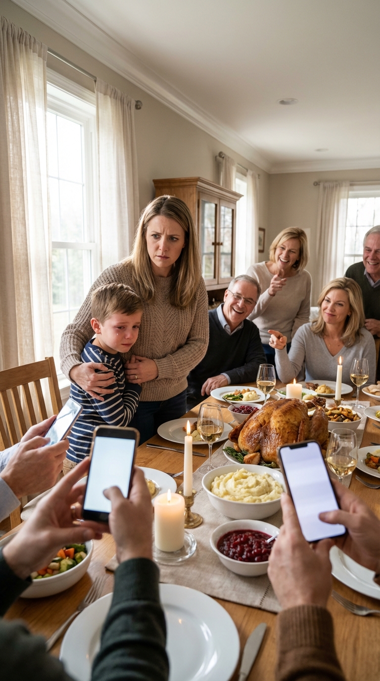 My Sister Told My 10-Year-Old Son In Front Of Everyone: “Sweetheart, Thanksgiving Turkey Is For Family” Some Chuckled. I Calmly Stood Up, Took My Son’s Hand: “Let’s Go Buddy.” Next Week, I Posted Photos Of Our Bahamas Trip — First Class, Resort, Snorkeling. $23,000 Total. My Sister Called Panicked: “How Can You Afford This?!” I Replied: “Easy — I Paused Paying Your Mortgage.”