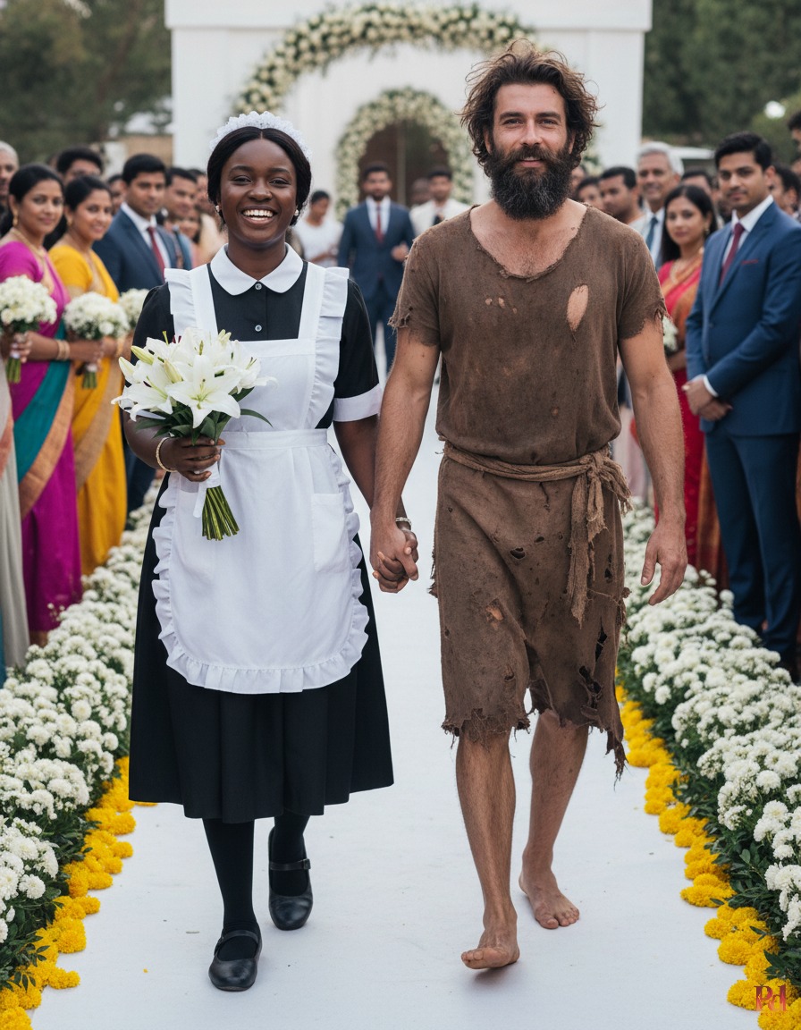 A cleaning woman marries a homeless man; the guests laugh, until the groom reveals a shocking truth.