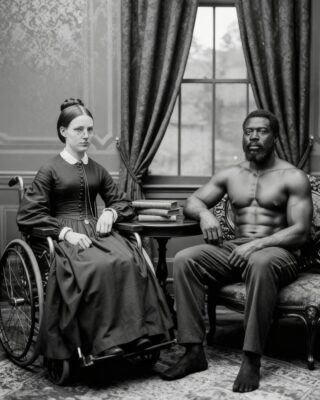 She was deemed unmarriageable, so her father married her off to the strongest slave, Virginia, in 1856.