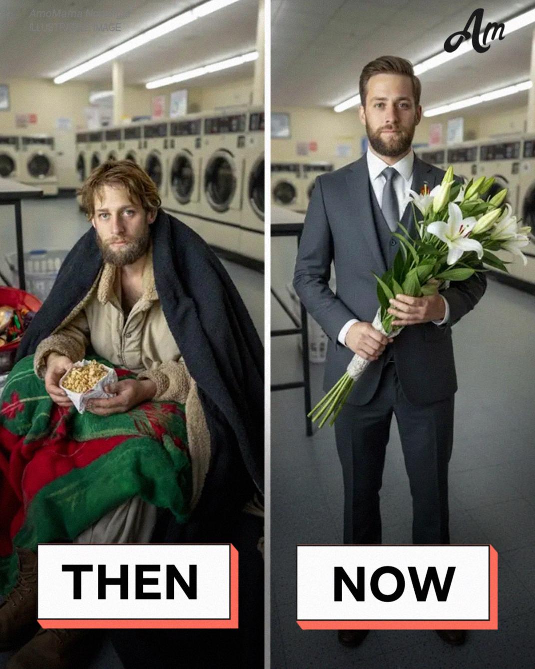 Every Christmas, My Mom Fed a Homeless Man at Our Local Laundromat – but This Year, Seeing Him Changed Everything