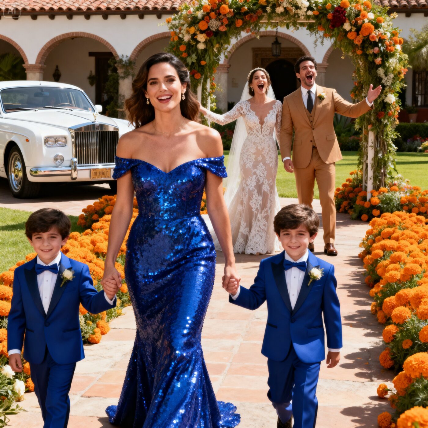 My ex-husband invited me to his wedding to humiliate me, but the ceremony came to a halt when I stepped out of a Rolls-Royce with our twins.