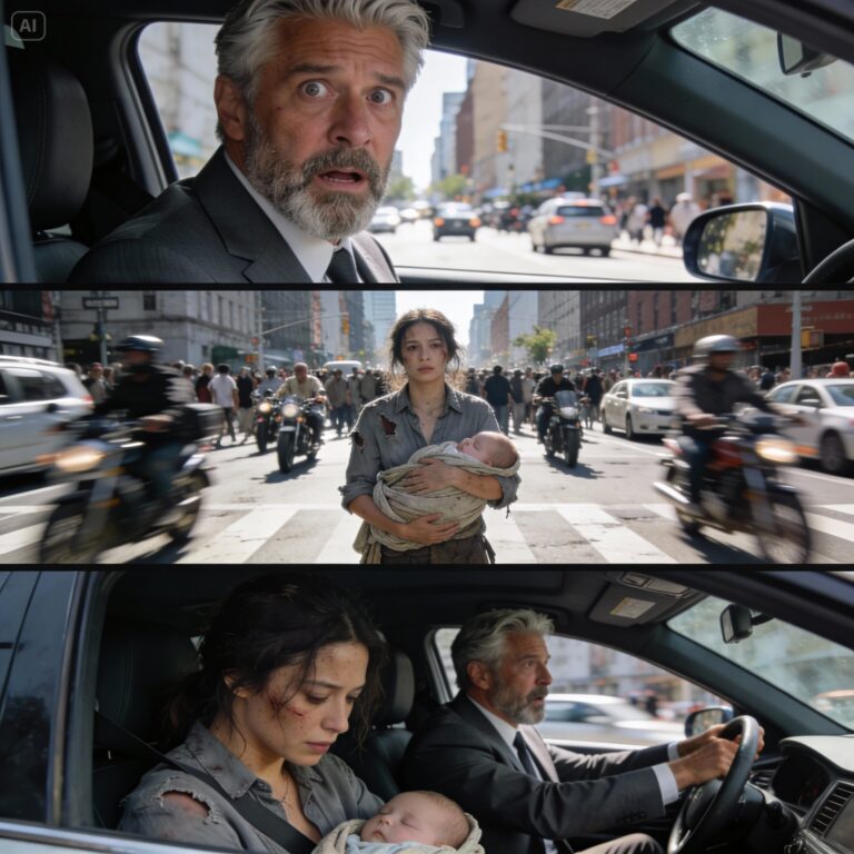I saw my daughter begging in the street while carrying her baby… She told me her husband had… When I stopped at the red light, I saw my daughter begging, counting coins while holding her baby in her arms.
