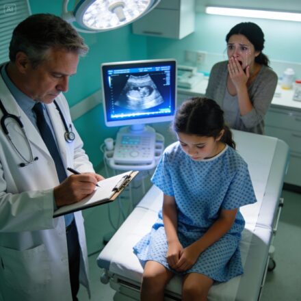 My 15-year-old daughter had been complaining of nausea and stomach pain for weeks. My husband said: “She’s just faking it. Don’t waste time or money.” I took her to the hospital in secret. The doctor looked at the image and whispered: “There is something inside her…” I couldn’t do anything but scream.