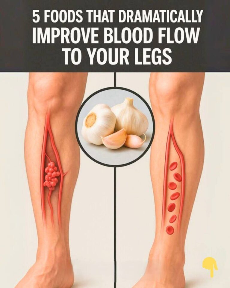 5 foods that dramatically improve blood flow to your legs