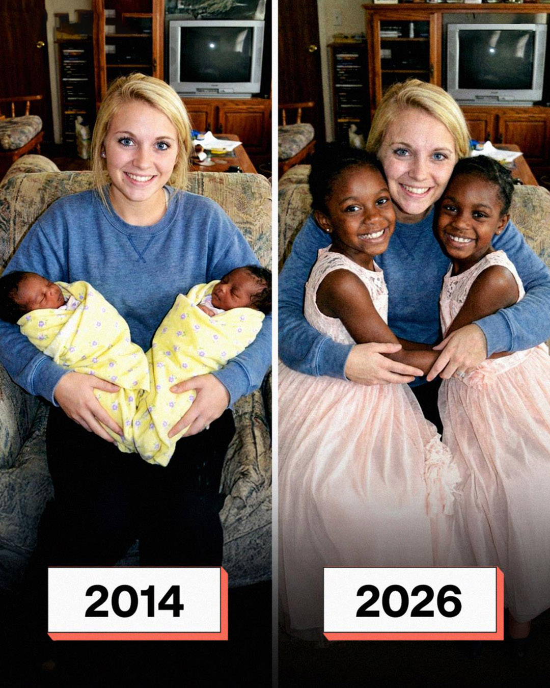 I adopted disabled twins after finding them in the street — 12 years later, I almost dropped my phone when I learned what they had done