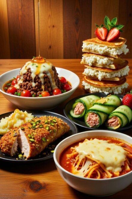 Hot Honey Ground Beef Bowls (Sweet and Spicy Ground Beef Bowls – from JarOfLemons and HighProteinEats)🍯🧀🔥💪