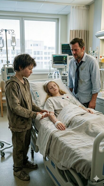 He Was Ready to Disconnect His Daughter After 3 Years in a Coma — But a Homeless Boy Stopped Him. When He Learned Who the Boy Truly Was, He Collapsed in Tears.