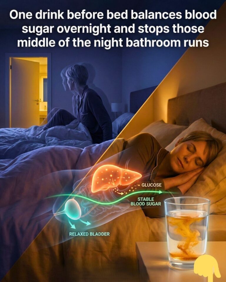 Drink this before bed to balance blood sugar & stop nighttime bathroom trips!