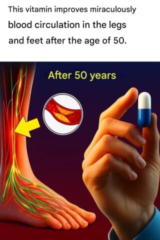 This vitamin is a miracle after 50, improving circulation in the legs and feet