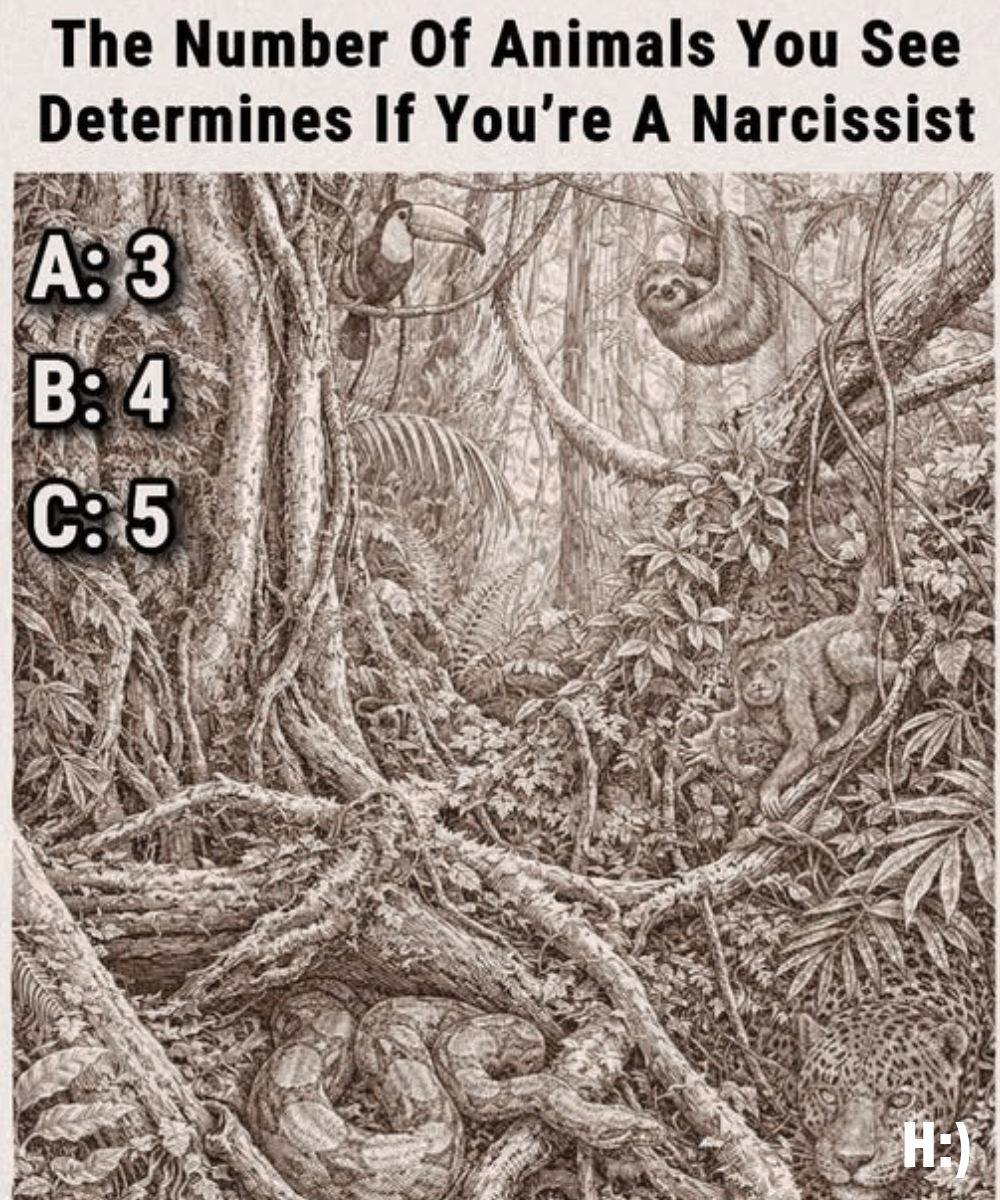 The Number Of Animals You See Determines If You’re A Narcissist.