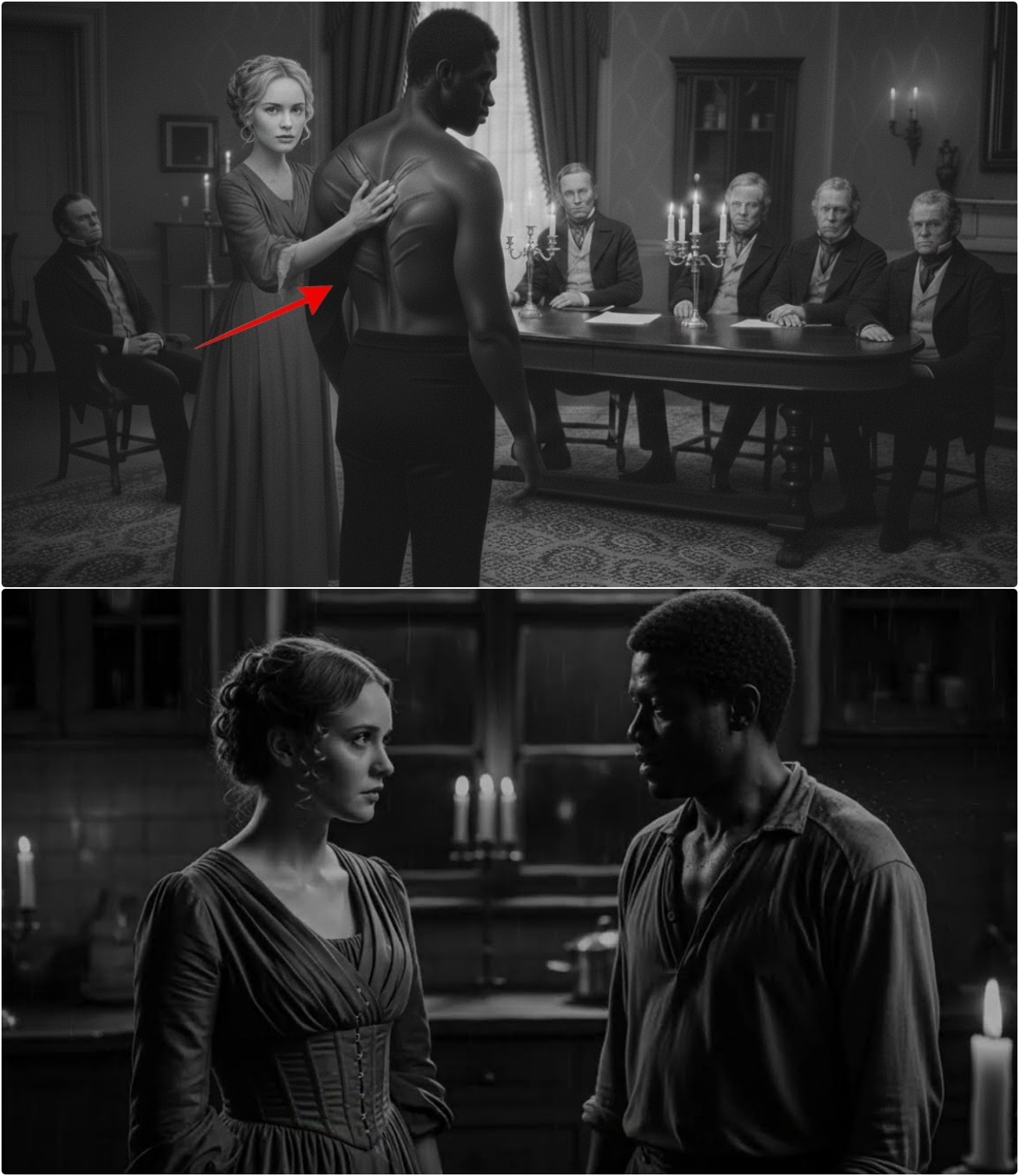 The Mistress Made the Slave Undress in Front of Six Guests to Show Why He Was So Expensive