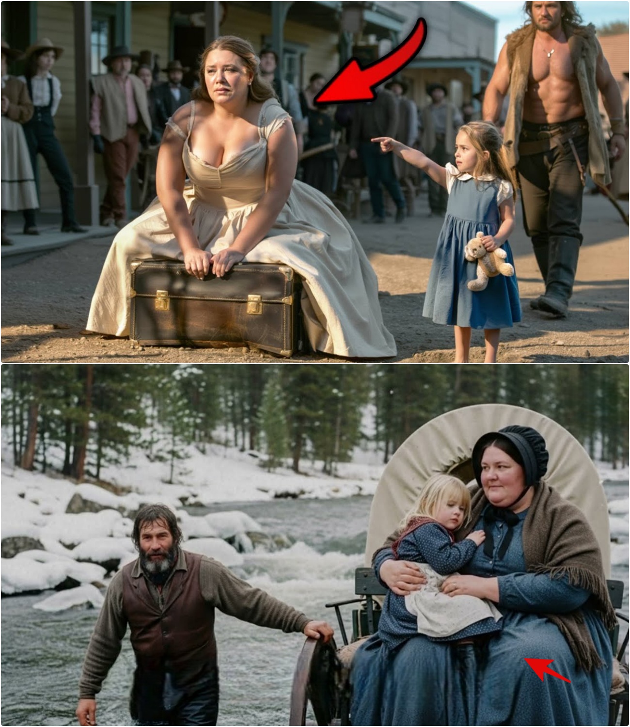 “Marry The Fat One Papa” The Fat Bride Was Mocked – Until Mountain Man’s Daughter Called Her “Mom”