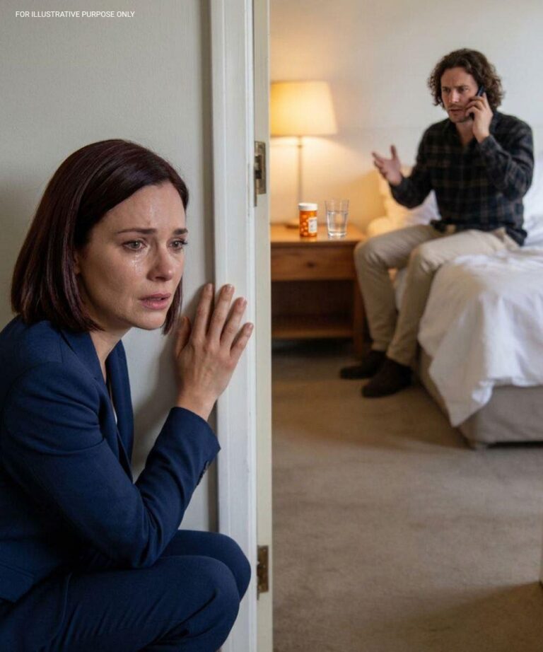 I sneaked home during my lunch break to check on my sick husband. I tried not to make a sound, but his voice echoed down the hall—low, urgent, nothing like the weak tone he’d been feigning for me. Then I heard words that had no place in our lives, and my stomach sank.
