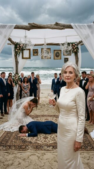 At my daughter’s wedding, her fiancé leaned in with a smug smile: “Pay fifty thousand dollars or disappear from our lives forever”. My daughter didn’t even flinch—she coolly suggested I start preparing for a lonely room in an old-age home. I felt the anger burn, but I didn’t raise my voice. I calmly sipped my champagne and smiled. “You forgot one thing.” Minutes later, the music faltered, whispers spread, and the perfect wedding collapsed into chaos.