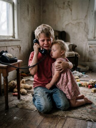 “Daddy… My little sister isn’t waking up. We haven’t eaten for three days,” a little boy whispered. His father rushed to take them to the hospital, where he discovered the truth about where their mother had been.