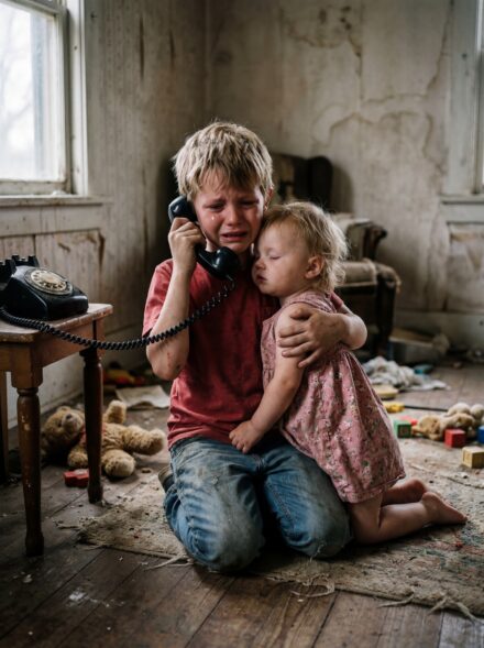 “Daddy… My little sister isn’t waking up. We haven’t eaten for three days,” a little boy whispered. His father rushed to take them to the hospital, where he discovered the truth about where their mother had been.