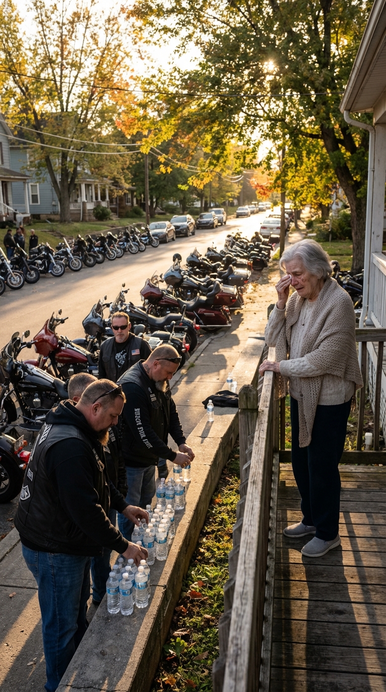 Every summer, she discreetly left fresh water for passing motorcyclists, a small act of kindness that no one questioned. It was only later that the heartbreaking reason for this ritual was discovered; by then, it was too late for anyone to react.