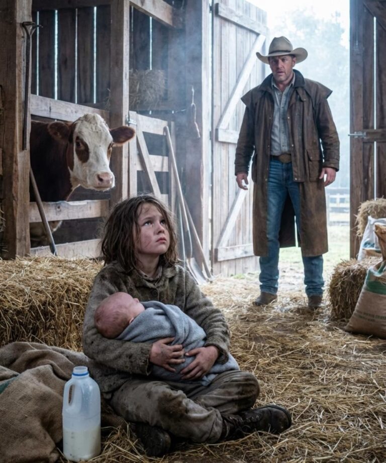 A Texas Rancher Opened His Barn Door at Dawn and Found Two Children Who Changed His Life Forever