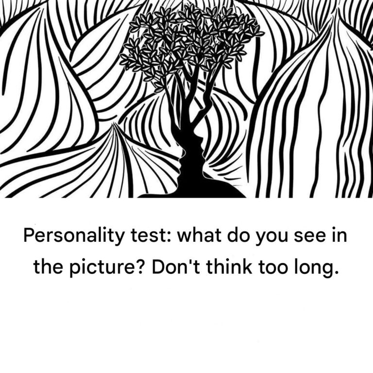 Personality test: What do you see in the picture? Don’t think too long.