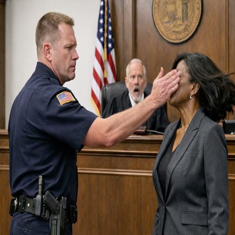 He slapped her in front of the judge… he didn’t know who she was…