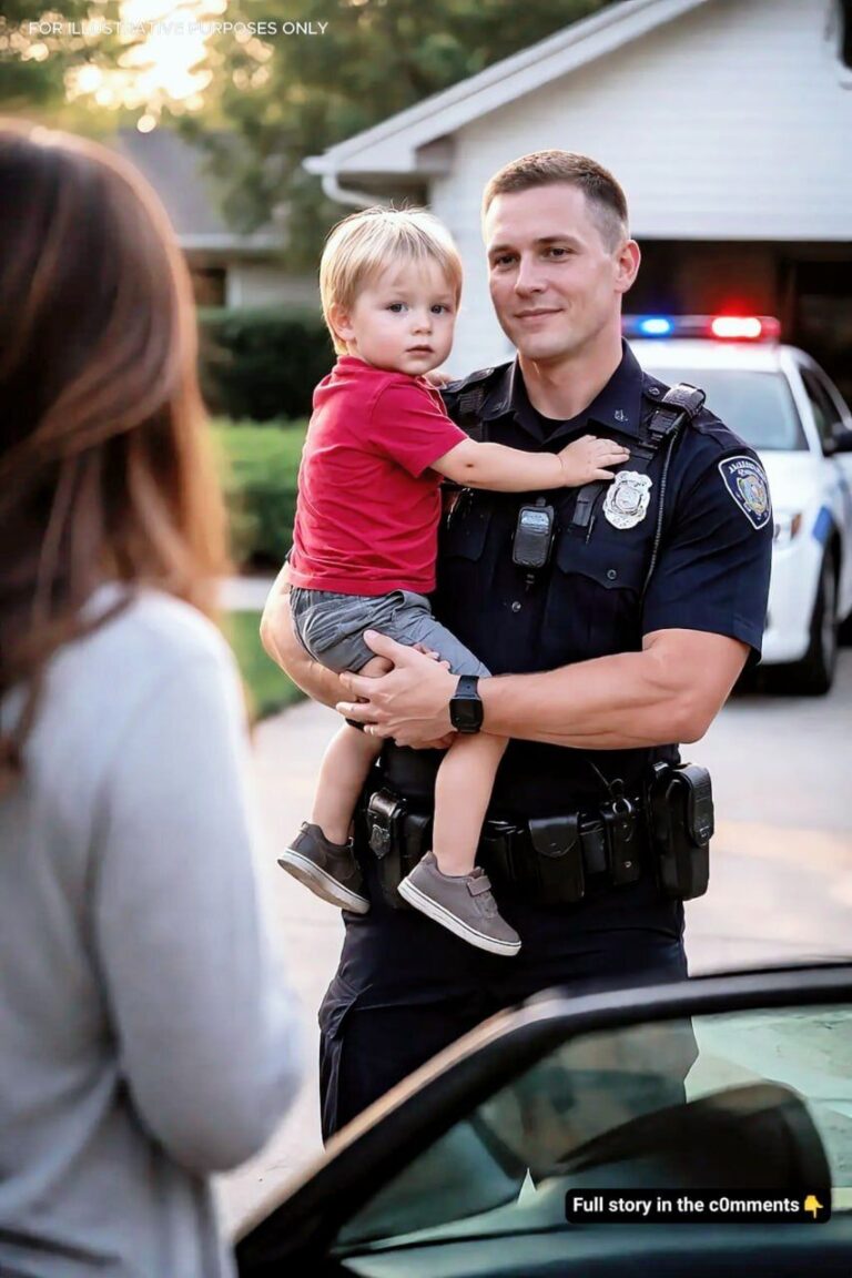 She Drove Home From a Double Shift to Find a Police Officer Holding Her Toddler – What She Learned Next Stopped Her Cold