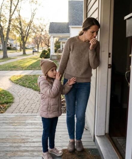 She Drove Forty Minutes to Surprise Her Husband With Muffins and Their Daughter – What Her Seven-Year-Old Whispered at the Door Unraveled Everything