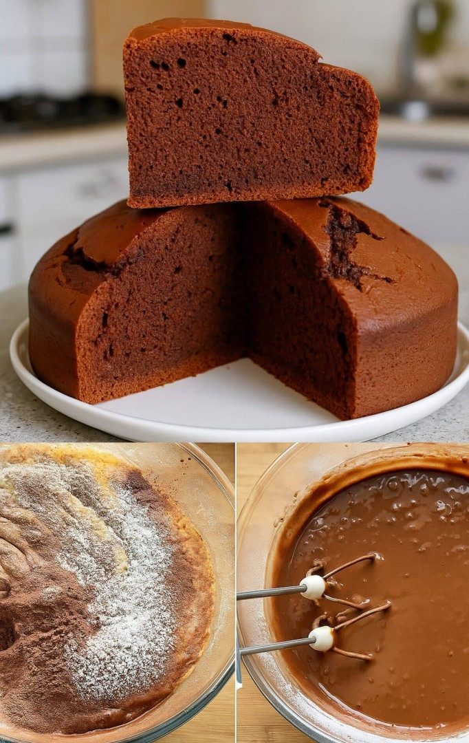 Soft cocoa dough desserts