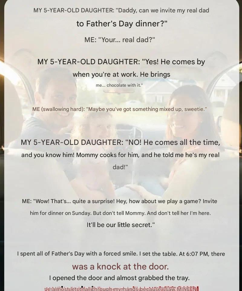 My daughter’s unexpected question changed our plans for Father’s Day!