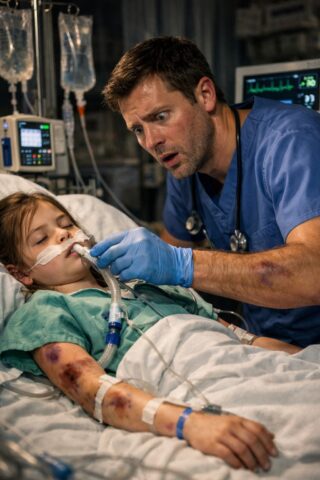 The nurse, while cleaning the vegetative girl, noticed bruises on her body… suspecting…