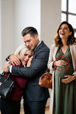 On the day of the divorce, he married his mistress…and the pregnant wife left smiling with a secret…
