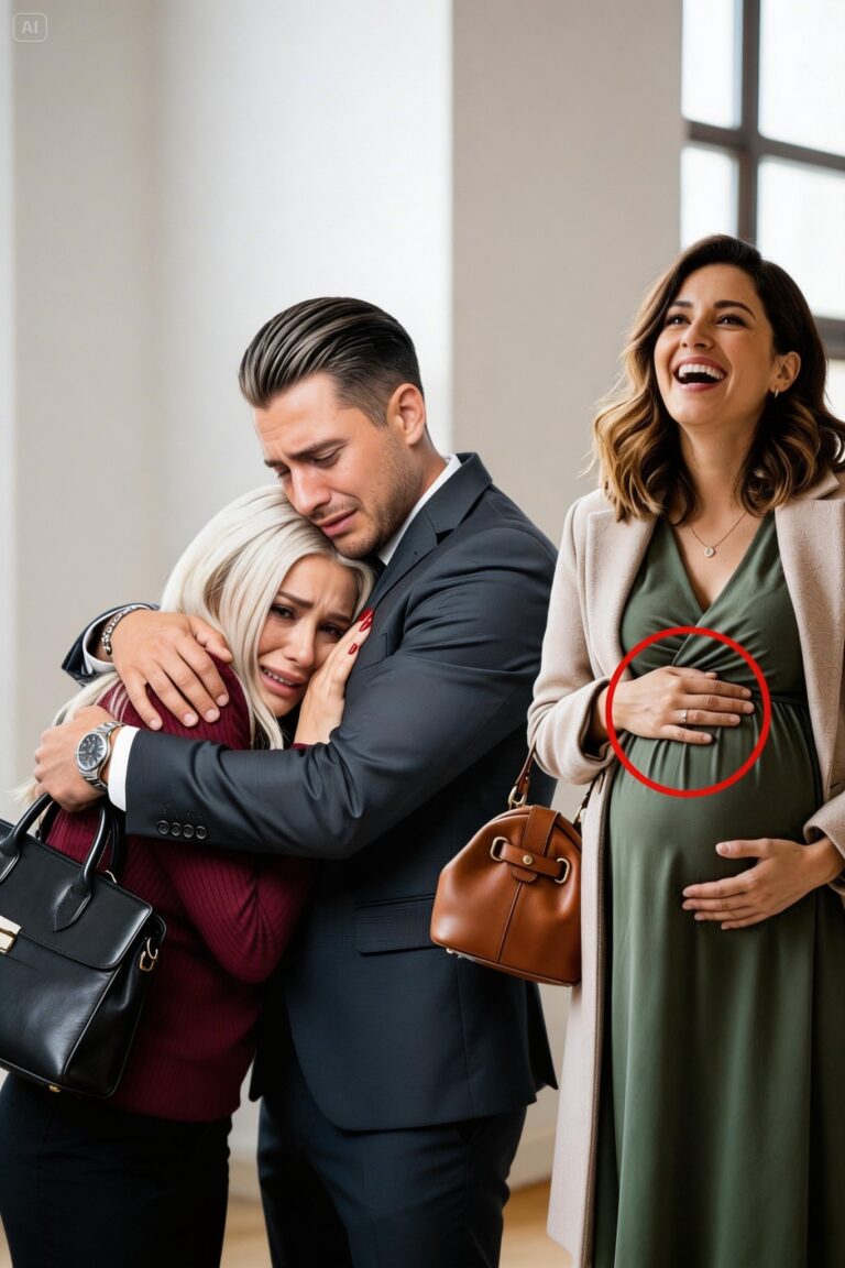 On the day of the divorce, he married his mistress…and the pregnant wife left smiling with a secret…
