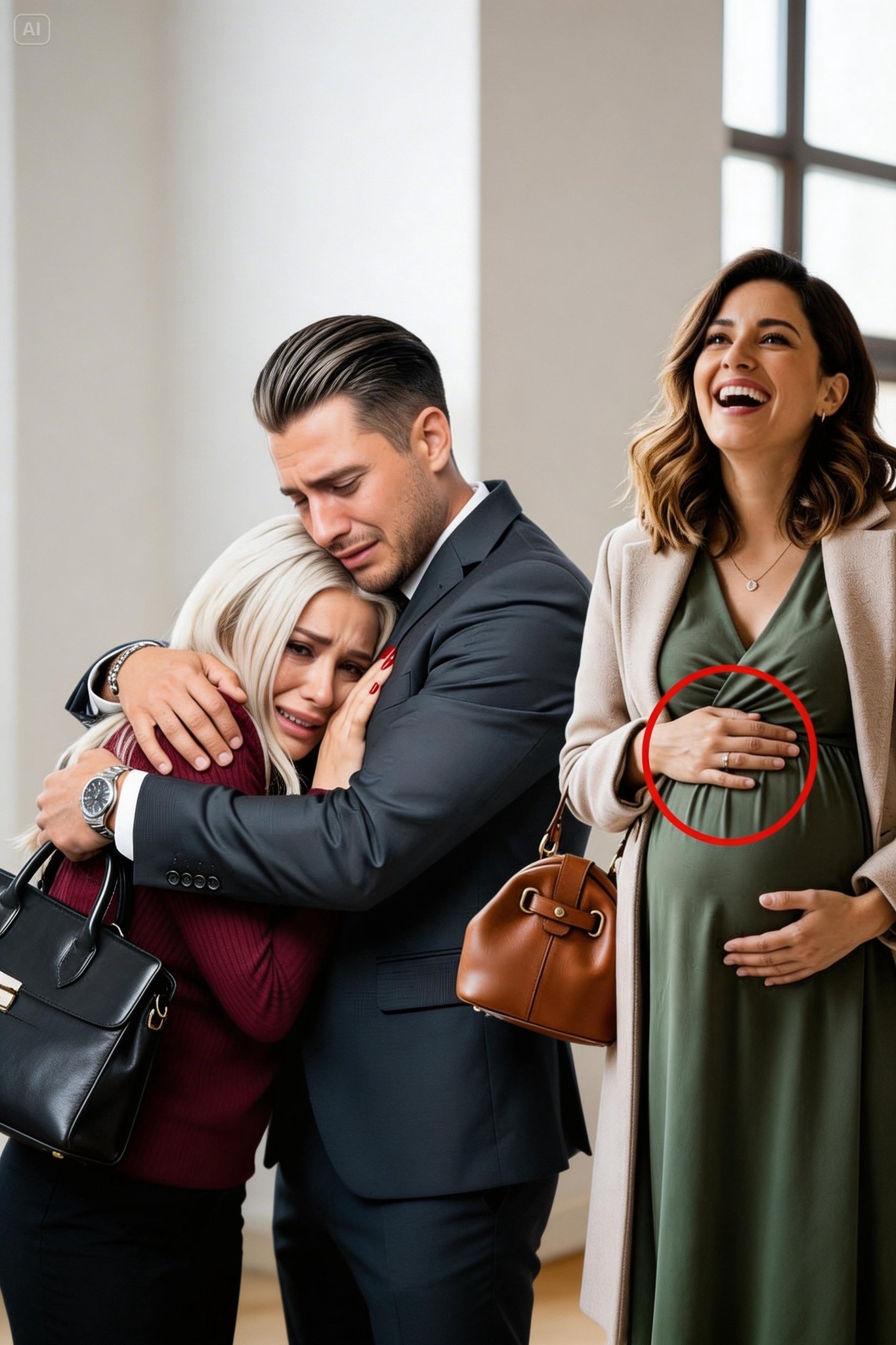 On the day of the divorce, he married his mistress…and the pregnant wife left smiling with a secret…