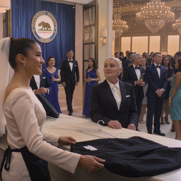 Help With Coats,” Mom Said. “The Governor Is Speaking. Don’t Embarrass Me.” I Took The Apron. Then Governor Martinez Announced: “Thank You To Director Chen, Who Runs Our $2.1B Foundation.” He Pointed At Me. MOM’S GLASS SHATTERED.